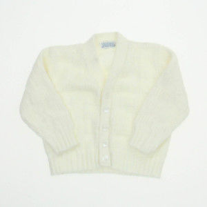 Knitown Unisex Off White Cardigan size: 6-9 Months